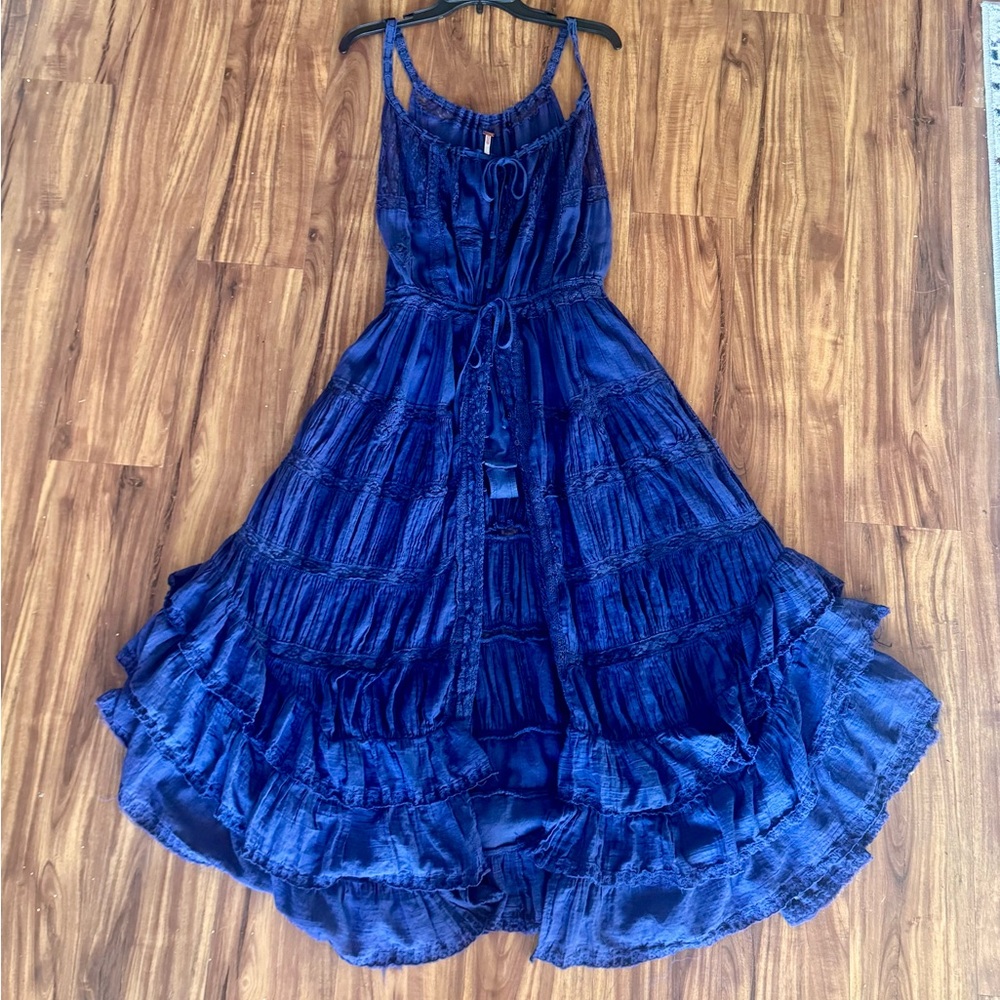 Free People Intimately Dolly Bodysuit Maxi - Small, Blue - Picture 2 of 8